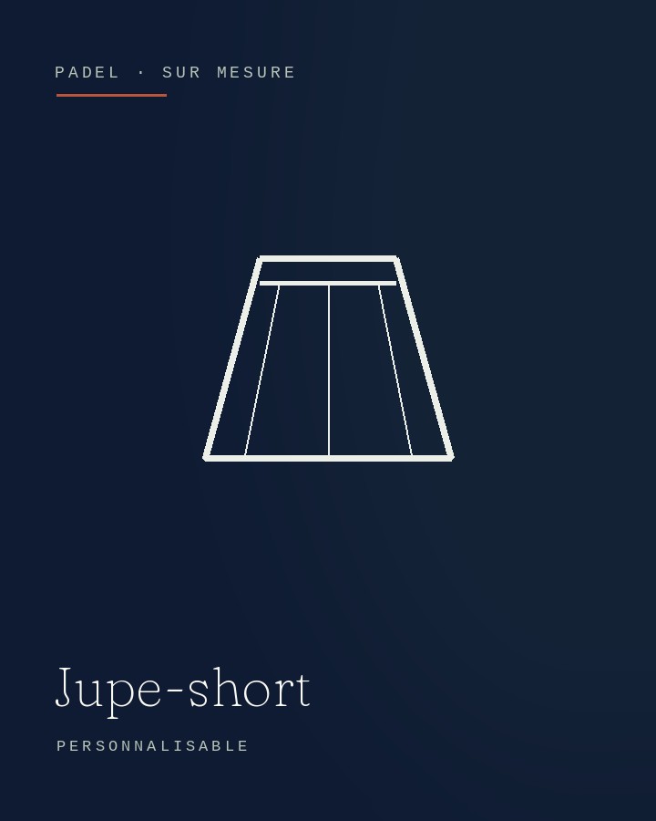Jupe-short de padel QAD